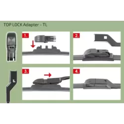 Adapter T3 TOP LOCK